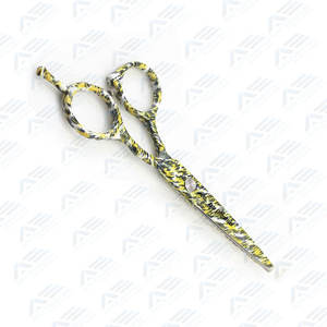 Ciseaux de coupe de cheveux de barbier lames tranchantes durables en acier inoxydable Super coupe pour Instruments de beauté de ciseaux de Salon - Product Image 2