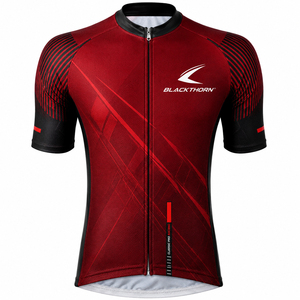Maillot de Ciclismo Personalizado de Manga Corta para Hombre - Elástico en Cuatro Direcciones, Transpirable, Cortavientos, de Secado Rápido, Opciones de Equipo OEM/ODM - Product Image 5