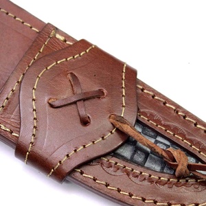 Funda para Cuchillo de Caza de Cuero Puro con Logotipo Personalizado OEM al por Mayor, Color Personalizado, Fácil de Transportar, Garantía de 3 Años - Product Image 4