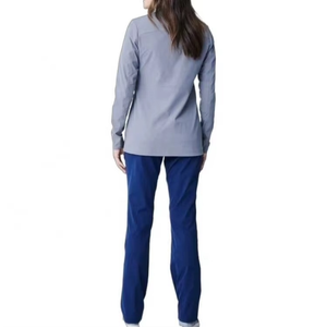 High Quality Custom Logo Knitted Spandex/Polyester Breathable Women's Hospital <b>Scrub</b> Jacket for Medical Use - Product Image 2
