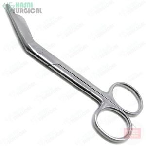 กรรไกรผ่าตัด Hasni Surgical Bandage Lister ชุด 6 ชิ้น ใบมีดโค้งสแตนเลสสตีล คุณภาพสูง ได้รับการรับรองมาตรฐาน CE ขนาดสั่งทำได้ - Product Image 1