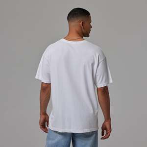 Customize Men's <b>White</b> 100% Cotton Streetwear Men Casual T-Shirt Regular Fit O-Neck all washed effects and printing available - Product Image 4