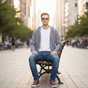 Sudaderas con Capucha de Punto para Hombre, de Alta Calidad, 100% Algodón, Lisas, Gruesas, de Etiqueta Privada, Transpirables, de Corte Holgado, para Invierno - Product Image 2