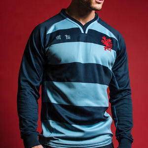 Camisetas de Rugby Personalizadas al por Mayor, Camisetas de Fútbol Sublimadas, Camisetas Ligeras de Rugby y Polo - Product Image 4