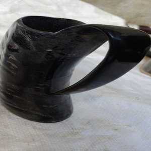 Taza de Cuerno de Búfalo de Primera Calidad, Estilo Animal, Hecha a Mano, Natural, Ecológica, Reutilizable, para Café, Té, Cerveza, Decoración del Hogar - Product Image 4