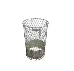 Juego de 3 Cubos de Basura Metálicos Atractivos y Duraderos con Acabado Brillante Galvanizado, Cubos de Basura Metálicos Sólidos para el Hogar a Precio Económico - Product Image 1