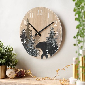 Reloj de Pared Náutico de Madera de Cedro Hecho a Mano con Rayas Azules y Blancas, Venta al por Mayor en Moradabad - Product Image 3