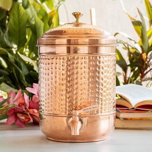 Urban Edge Copper Water Dispenser Streetwear Style Copper Water Dispenser Solid Color Custom Copper Water Dispenser - Product Image 1
