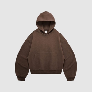 Heavyweight Oversized French Terry 100% Cotton Anti-Wrinkle Custom Pullover <b>Fleece</b> <b>Hoodie</b> Collection - Product Image 1