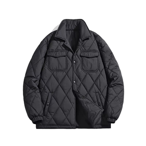 Chaqueta Acolchada Informal con Capucha para Hombre, Rellena de Algodón, Ligera, Transpirable, Resistente al Viento, con Estampado de Dibujos Animados, para Otoño - Product Image 4