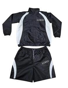 Ensemble personnalisé 2 pièces en velours pour l'hiver : veste coupe-vent et short – Tenue sportive et streetwear écoresponsable - Product Image 1