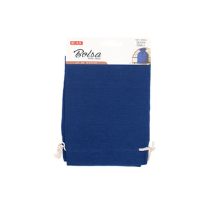 La borsa in tessuto multiuso 10x15 cm 2 pezzi blu luminoso - Product Image 2