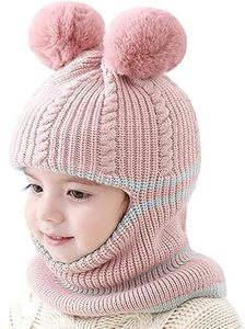Bonnet rayé 100 % acrylique, bonnet d'hiver en tricot pour homme, style décontracté, design bicolore noir et blanc, taille adulte unisexe - Product Image 2