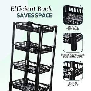 Panier de rangement compact en métal géométrique vintage, écologique et durable, options personnalisables pour l'organisation des étagères de salle de bain - Product Image 2