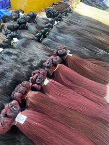 Extensiones de Cabello Tejidas a Máquina con Doble Trama, Colores Personalizados, Cutícula Alineada, Muy Suaves, Puntas Gruesas, Doble Trama, 100g - Product Image 5