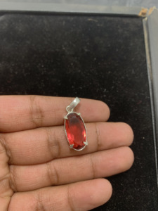 Colgante de piedras preciosas de alta calidad a precio increíble para mujer, estilo vintage, chapado en plata, regalo de cumpleaños, colgante de compromiso - Product Image 3