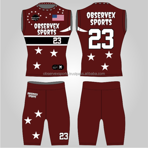 Ensemble d'uniformes de football 7V7 entièrement sublimés pour jeunes, nouveau design, équipement de flag football, uniformes 7ON7 - Product Image 1