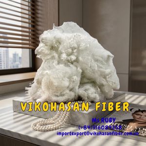 Fibra de Poliéster Virgen Hueca 4D HD Blanca sin Silicona Vikohasan PSF, Material de Relleno Seco, Certificado OEKO-TEX, Venta al por Mayor - Product Image 3