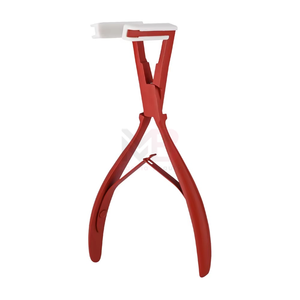 Micro <b>bead</b> stainless steel hair <b>extension</b> Tape Press pliers Smooth handle Stainless steel hair <b>extension</b> tool - Product Image 1