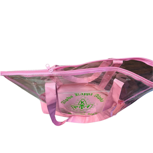 Clear Tote Bag Transparent Women's Shoulder Carry Bag Reusable PVC Shopping Tote Casual Beach Travel Work <b>School</b> Utility Bag - Product Image 4