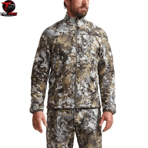 Veste de chasse pour homme en camouflage numérique de qualité supérieure, légère, coupe-vent, respirante, entièrement zippée, pour l'extérieur - Product Image 5