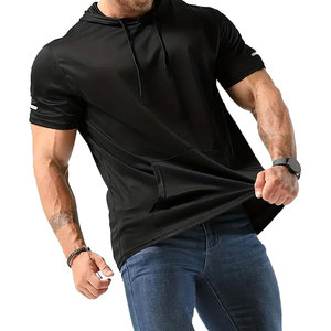 เสื้อยืดออกกำลังกายผู้ชาย แห้งเร็ว ระบายเหงื่อได้ดี แขนสั้น ผ้าตาข่าย ระบายอากาศ เหมาะสำหรับยิม วิ่ง ฝึกซ้อม ฟิตเนส - Product Image 5