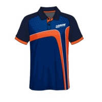 Camisa de Golf de Verano para Hombre, Ecológica, de Alta Calidad, Transpirable, 100% Algodón Jersey, con Logotipo Personalizado, Tallas Grandes, Color Sólido