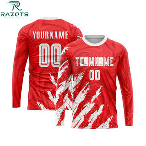 Camisetas de Fútbol para Hombre de Alta Calidad, Logotipo Frontal Bordado Personalizado, Manga Corta, Malla Transpirable - Product Image 4