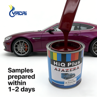 Peinture automobile polyuréthane 2K rouge violet, résistante aux rayures, en spray pour atelier de réparation de carrosserie, revêtement à haute adhérence