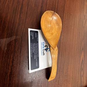 Cucharas de madera de acacia hechas a mano, utensilios rústicos naturales tallados, decoración para el hogar por Curio Craft - Product Image 3