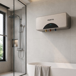 Perito Wall Mounted Electric Storage Water <b>Heater</b> 15L Metal Housing Household Use - Product Image 1