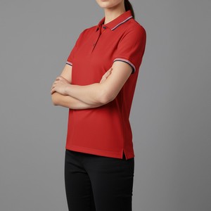 Chemise décontractée personnalisée pour femme avec broderie frontale, respirante et anti-humidité, idéale pour le golf ou comme uniforme de bureau, service OEM 100% disponible. - Product Image 4