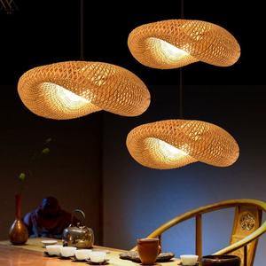Lampe suspendue en bambou, lampe suspendue tissée naturelle pour l'éclairage des hôtels et des restaurants, fournisseur en gros - Product Image 4