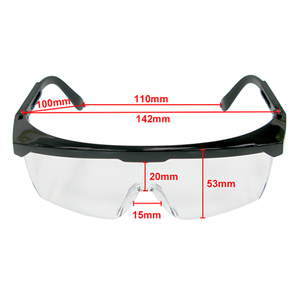 Polycarbonate Lens Welding Safety Glasses Classic Length-Adjustable Temples Integral Side Shields EN ISO 16321-1 <b>Certification</b> - Product Image 5