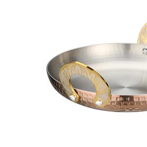 Olla de Acero Inoxidable 304 de Lujo con Acabado Martillado, Antiadherente, Apta para Horno y Lavavajillas, para Sopa y Caldos - Product Image 2