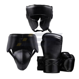 Conjunto Profesional de Boxeo para Entrenamiento y Sparring, Hecho a Medida, Kit de Boxeo Profesional de Cuero Genuino - Product Image 2