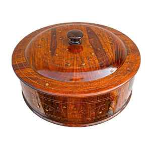 Boîte à épices et fruits secs en bois d'acacia, organisateur de rangement multifonctionnel avec couvercle, étanche, compatible lave-vaisselle, qualité alimentaire, décoration intérieure - Product Image 2