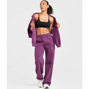 Custom Logo <b>Women</b> Sweat Suit Heavyweight Fleece Hoodie and Wide Leg Sweatpants <b>Set</b> Oversized Casual Pullover Matching Outfit - Product Image 3