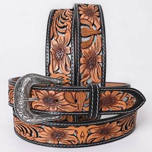 Ceinture en cuir véritable vintage de qualité supérieure, boucle en alliage authentique, faite à la main, écologique, durable, respirante et légère - Product Image 1