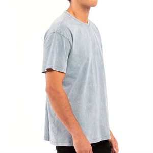 Camisetas Vintage con Lavado Ácido Personalizadas para Hombre, 100% Algodón, Corte Regular, Tallas Grandes, Estilo Urbano Informal, Transpirables, Ecológicas, para Verano - Product Image 5