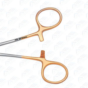 Portaagujas de sutura Instrumentos quirúrgicos de acero inoxidable Instrumento de buena calidad Portaagujas Halsey Insertos de 13 Cm - Product Image 4