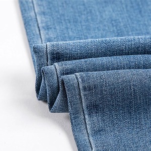 Fabricant OEM – Nouveaux pantalons en jean pour femme, taille mi-haute, respirants, couleur unie, pour l'été - Product Image 5