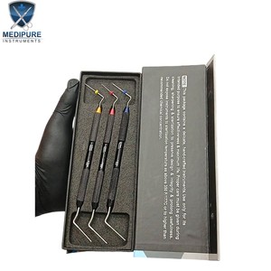 High Quality Endodontic Plugger Set Reusable Stainless Steel Dental Instruments for Root Canal Filling Procedures - Product Image 1