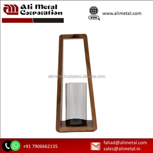 Lanterne en bois résistante aux intempéries The Patio's Friend avec un design unique pour la décoration et la personnalisation du jardin et du mariage - Product Image 5