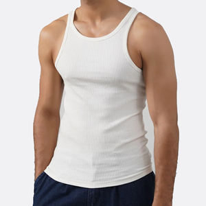 เสื้อกล้ามมีฮู้ดคอวีสำหรับผู้ชาย ผ้าฝ้าย 100% แห้งเร็ว เหมาะสำหรับออกกำลังกาย ขายดีปี 2026 รับสกรีนโลโก้ ทรงเข้ารูปโชว์กล้ามเนื้อ - Product Image 5