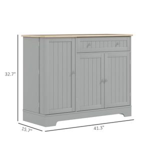 Mobile da Cucina in Legno Massello Stile Moderno, Armadio Multifunzionale con Pannelli in Compensato e Melamina, Arredamento per Soggiorno - Product Image 2