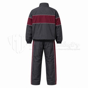 Ensemble coupe-vent d'hiver, couleur unie, couleurs personnalisées, design 2 en 1, respirant, fermeture éclair, fin, grande taille, vente en gros - Product Image 2