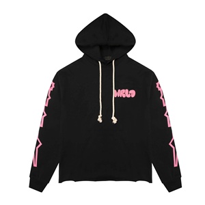 Chándal de gran tamaño con lavado ácido personalizado para hombre, chándal informal de estilo Vintage de peso pesado de algodón 100%, estampado de soplo transpirable - Product Image 2