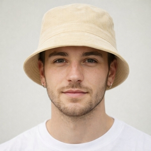 Chapeau Bob Unisexe en Coton, Style Urbain, Tendance Estivale, Couleur Unie, Décontracté, Printemps-Été, Chapeau Tendance pour Adulte - Product Image 2