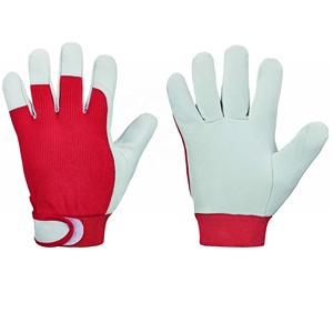 Guantes Mecánicos de Ensamblaje Flexible Hechos de Piel de Cabra con Correa de Spandex Interlock en la Parte Posterior, Guantes de Protección Anti-Corte y Anti-Impacto - Product Image 3
